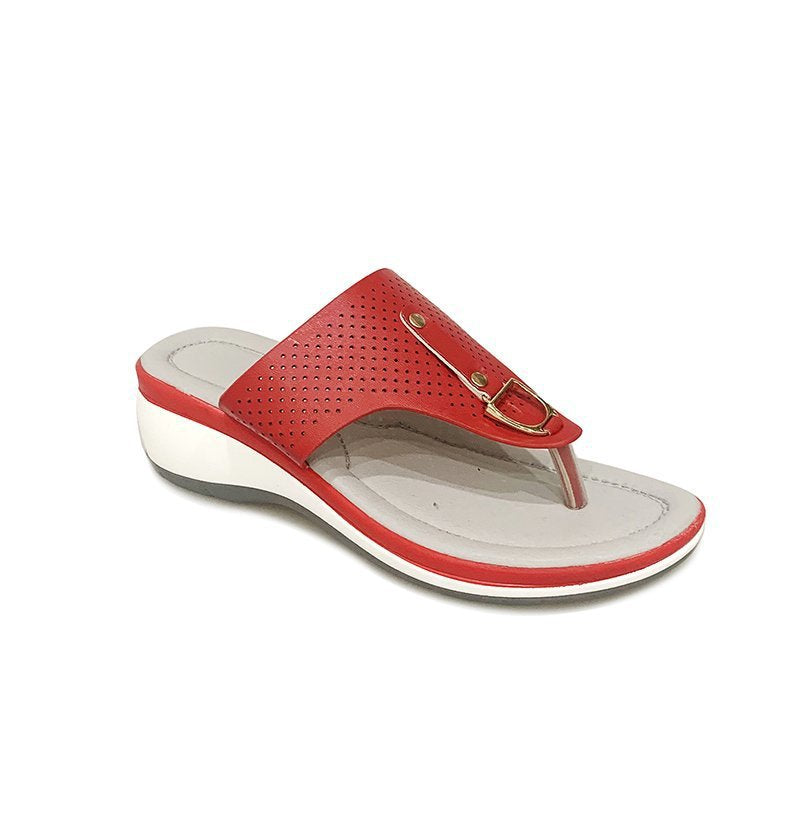 Damen bequeme Zehentrenner-Sandalen mit hochqua- litativem Fußbett und modischem Design Stalluxe