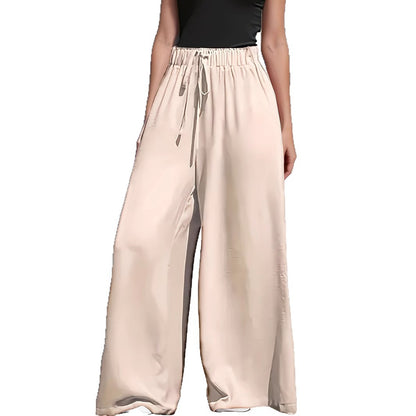 Damen Weite Sommerhose mit elastischem Bund und praktischen Taschen Stalluxe