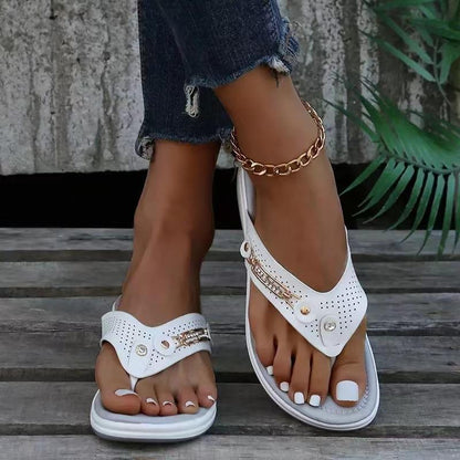 Damen modische Flip-Flops Stalluxe