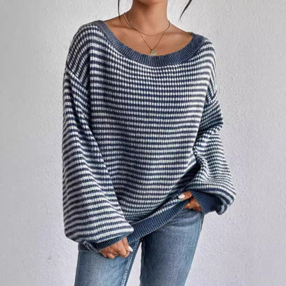 Damen Oversized Strickpullover Stalluxe