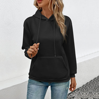 Damen lässiger Kapuzenpullover mit tiefen Taschen und komfortablem Schnitt Stalluxe