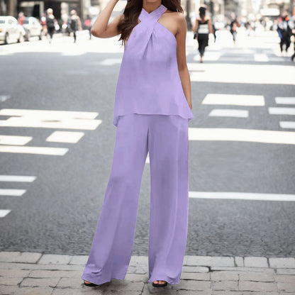 Damen Elegantes und luftiges Jumpsuit mit recyceltem Stoff Stalluxe