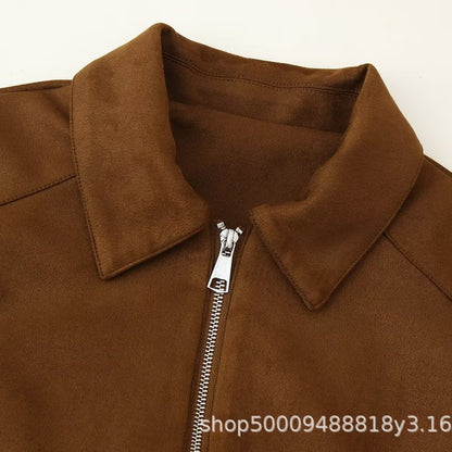Damen trendige Bikerjacke mit zwei praktischen Reißverschlusstaschen und elegantem Kragen Stalluxe