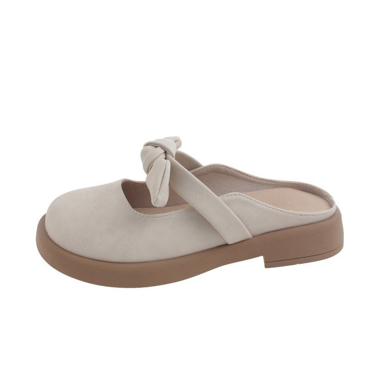 Damen Elegante Mules mit modischer Knoten-Applikation Stalluxe