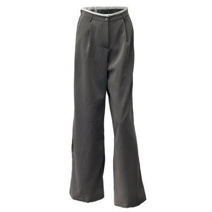Damen elegante Pluderhose mit hohem Bund und ruhig fließendem Schnitt Stalluxe