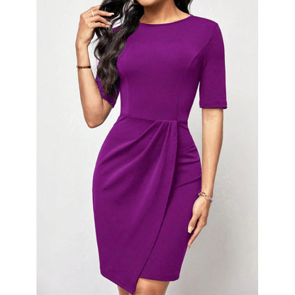 Damen Bodycon Kleid mit elegantem Wickel-Design Stalluxe