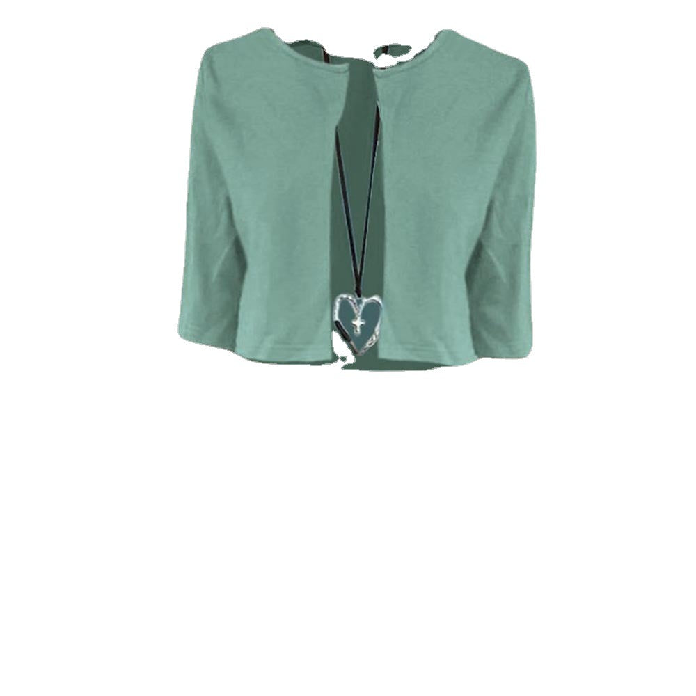 Damen Midikleid mit knöpfen und passendem Bolero Stalluxe