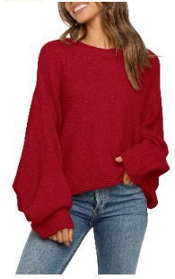 Damen Bequemer oversized Strickpullover mit weit geschnittenen Ärmeln Stalluxe