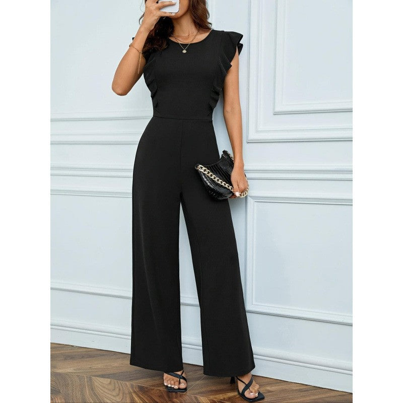 Damen Overall mit Rüschendetail Stalluxe