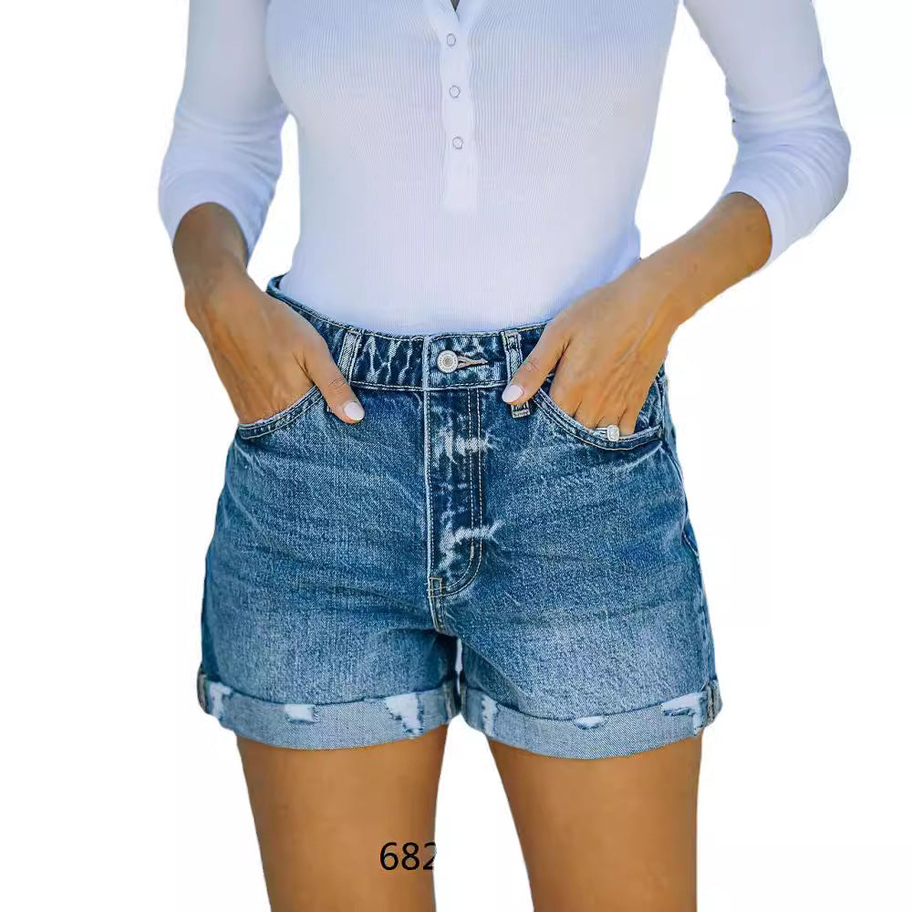 Damen hohe Taille Mom-Jeans im Vintage-Stil Stalluxe