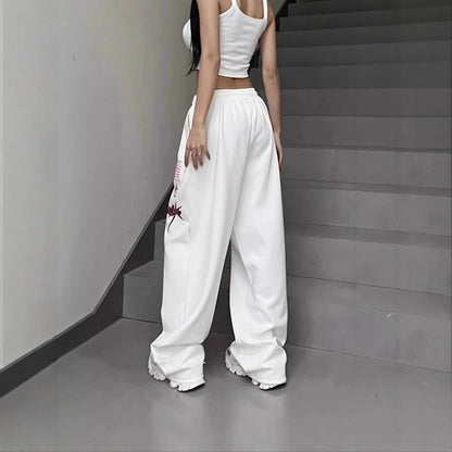 Damen lässige Jogginghose mit grafischen Prints und komfortablem Schnitt Stalluxe
