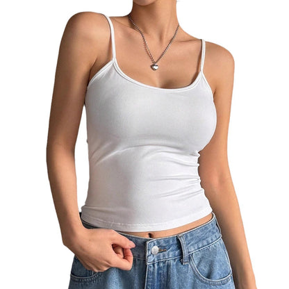 Damen Sportliches Bustier-Top mit schmalen Trägern und figurbetonendem Schnitt Stalluxe