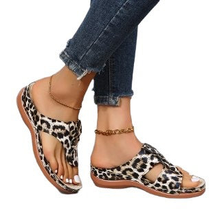 Damen Komfortable Zehentrenner-Sandalen mit ergonomischer Fußbettgestaltung Stalluxe