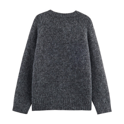 Damen Strickjacke mit buntem Pilzdesign Stalluxe