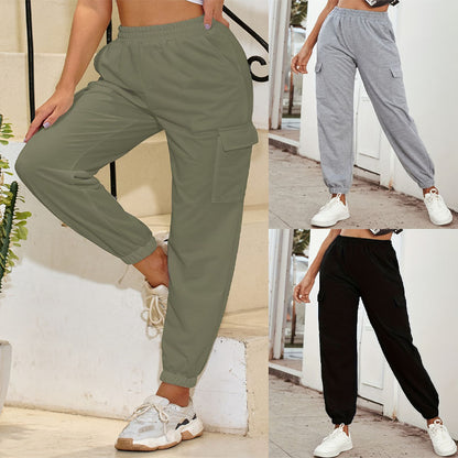 Frauen Cargo Stil Jogginghose Stalluxe