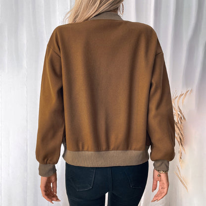 Damen Sportliche Collegejacke Stalluxe
