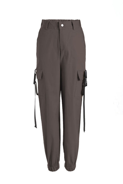 Damen Cargo-Hose mit elastischem Bund und praktischen Taschen Stalluxe