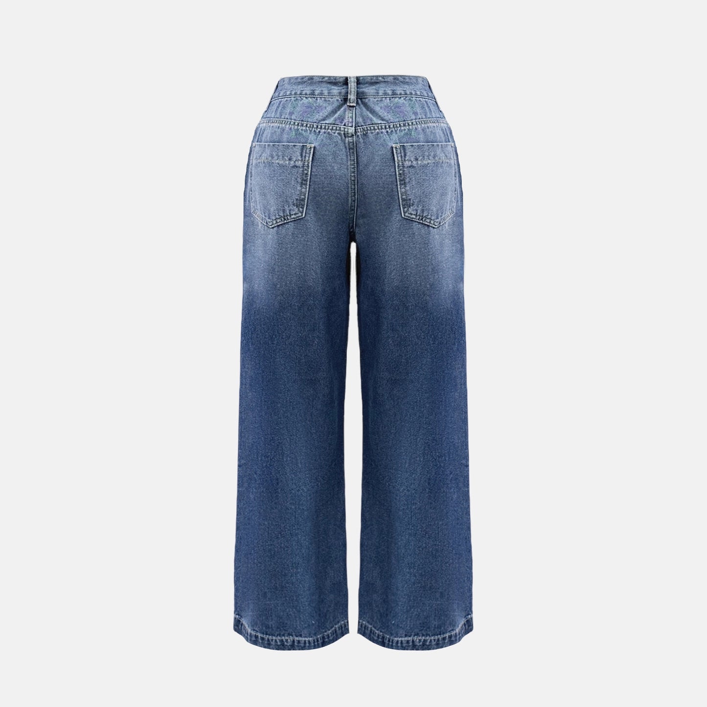 Damen Weite Jeanshose im Vintage-Stil mit hochwertigem Denim Stalluxe