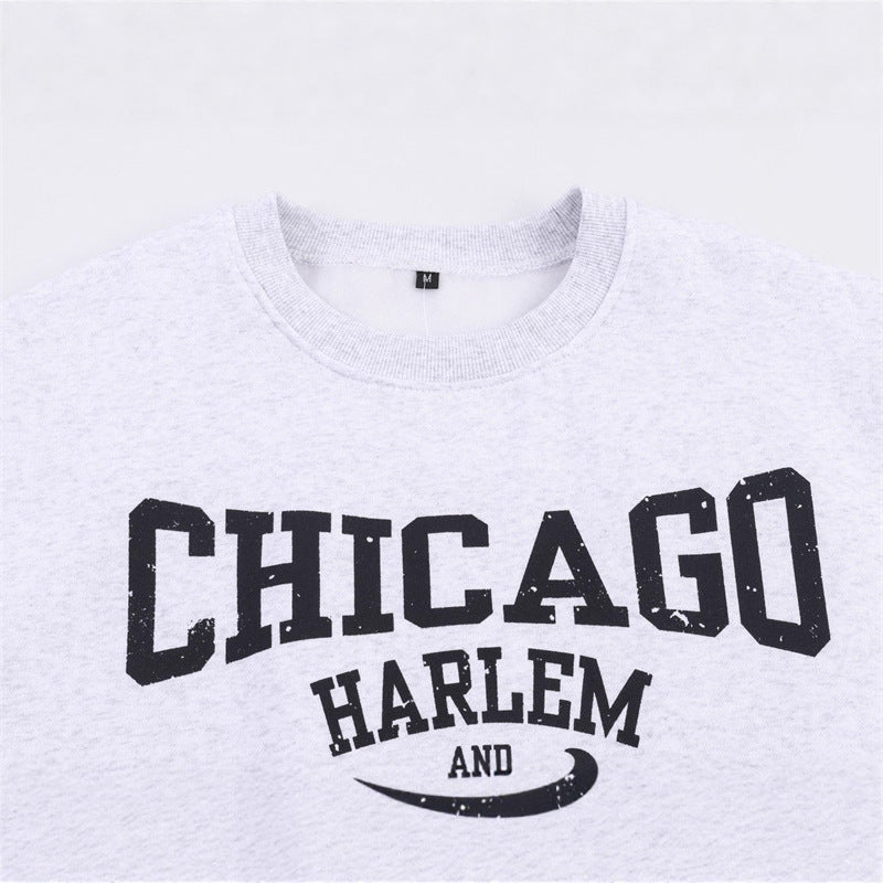 Damen lässiger Pullover mit verspieltem Grafikdruck und relaxed Fit Stalluxe