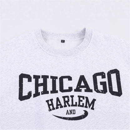 Damen lässiger Pullover mit verspieltem Grafikdruck und relaxed Fit Stalluxe