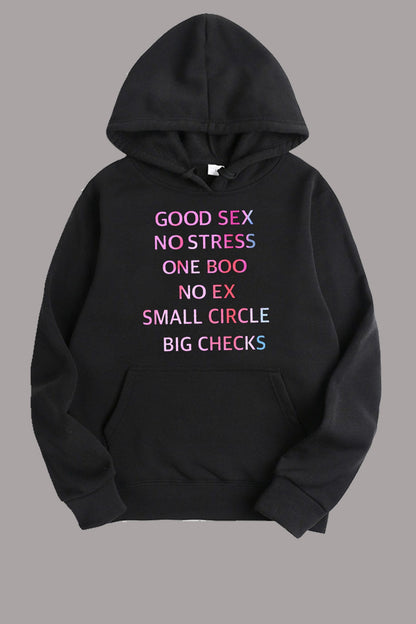 Damen Kapuzenpullover mit kreativem Spruch Stalluxe
