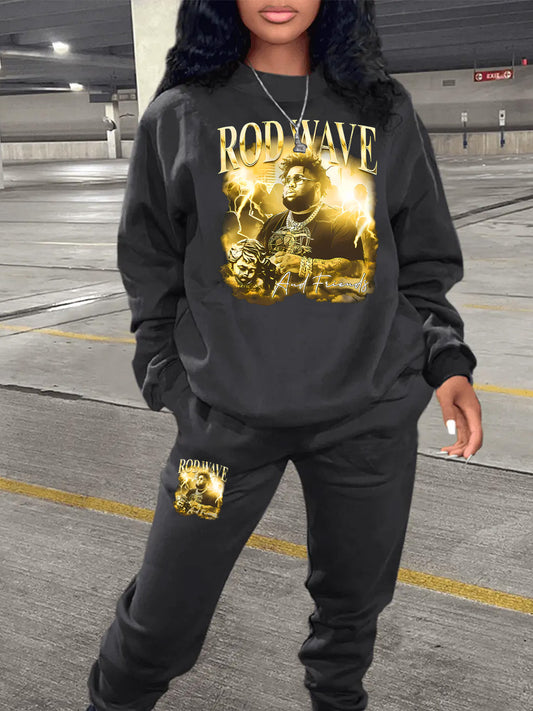 Damen Sweatanzug mit einzigartigen Grafiken Stalluxe