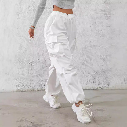 Damen Cargo-Hose im urbanen Utility-Stil mit seitlichen Taschen Stalluxe