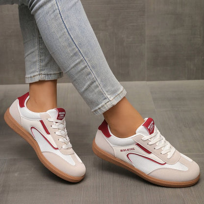 Damen Sportliche Sneaker mit atmungsaktiver Mesh-Oberfläche und rutschfester Sohle Stalluxe
