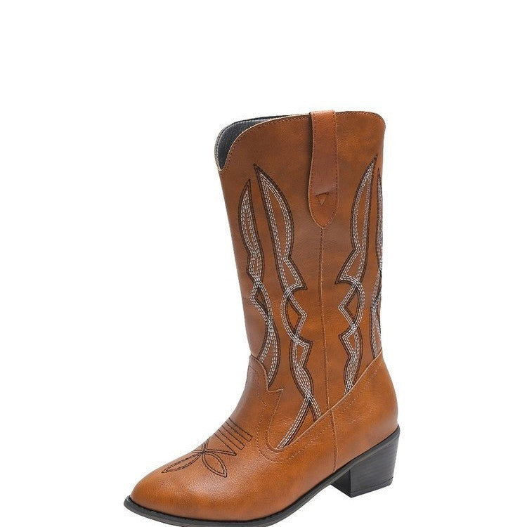 Damen Cowboystiefel mit elegantem Stitching Stalluxe
