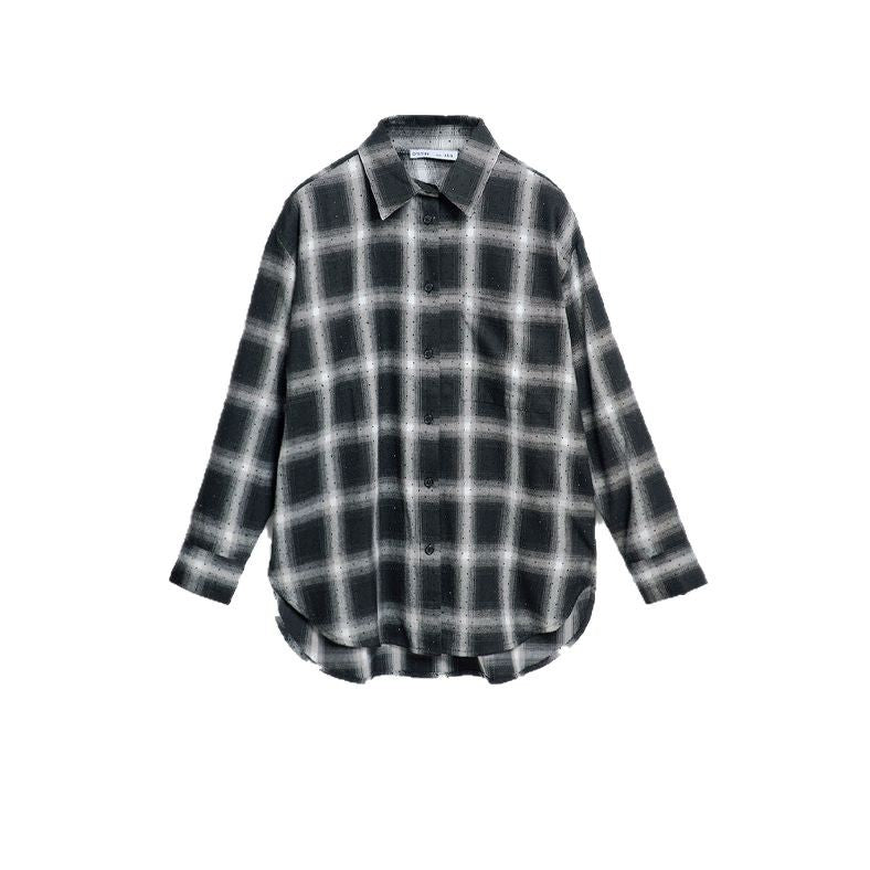 Damen Karoshemd mit lässigem Schnitt und soften Stoff Stalluxe