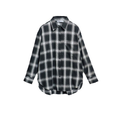 Damen Karoshemd mit lässigem Schnitt und soften Stoff Stalluxe