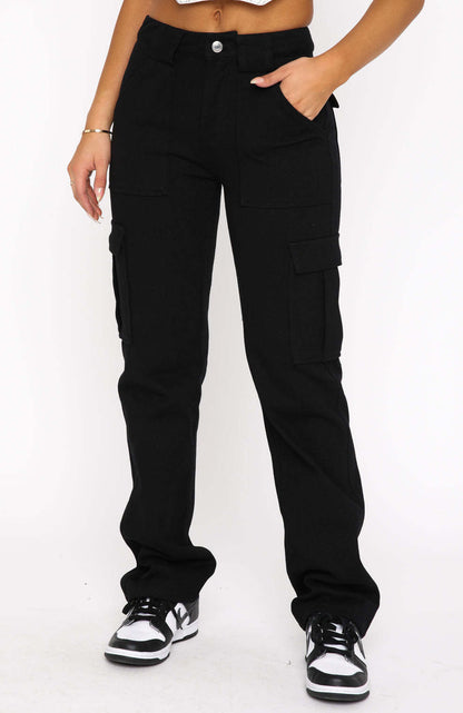 Damen Cargo-Hose im urbanen Stil mit funktionalen Taschen Stalluxe