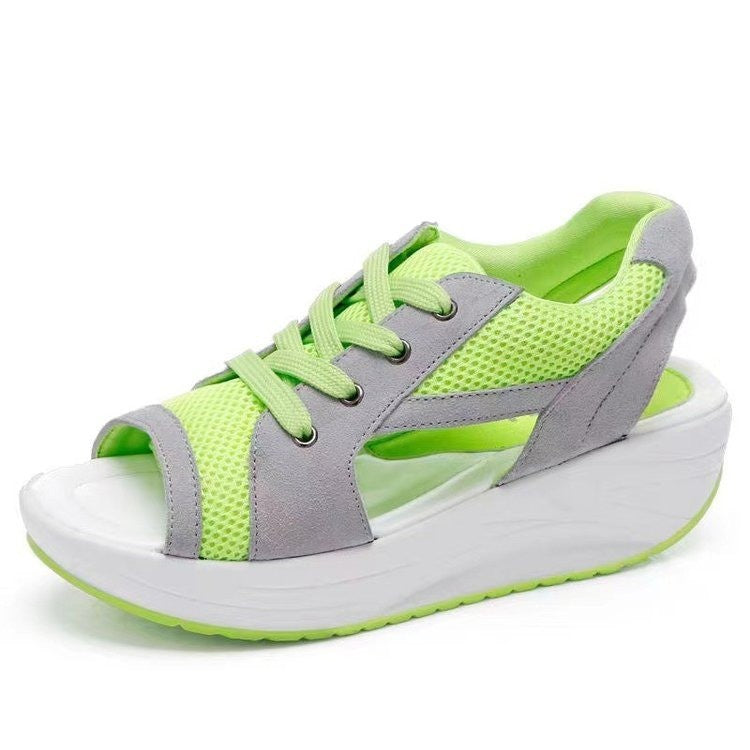 Damen Bequeme und stylische Sandalen mit Keilabsatz Stalluxe