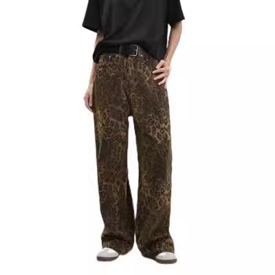 Damen weit geschnittene Haremshose im Wildleder-Look Stalluxe