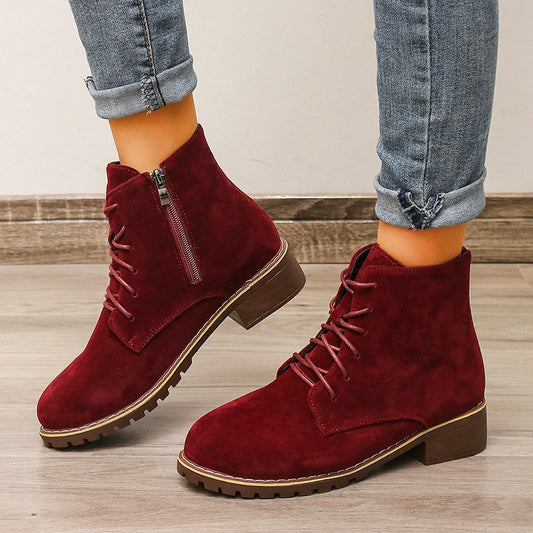 Damen modische Ankle Boots mit robustem Profil Stalluxe