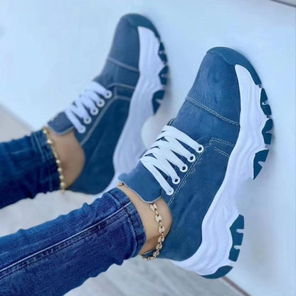 Damen Sportliche Chunky Sneakers mit luftiger Mesh-Oberfläche Stalluxe