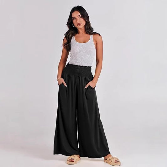 Damen Weite Sommerhose Stalluxe