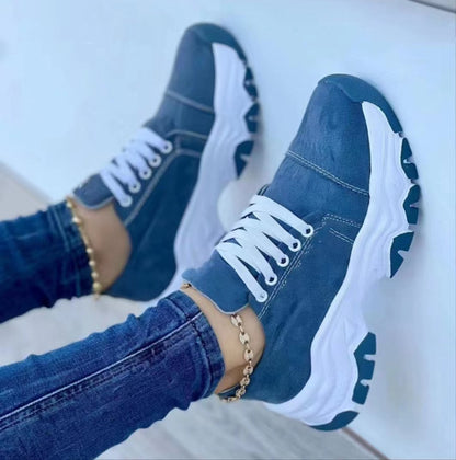 Damen Sportliche Chunky Sneakers mit luftiger Mesh-Oberfläche Stalluxe