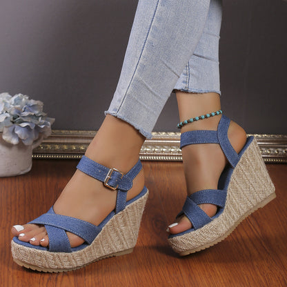 Damen modische Espadrilles mit verstellbarem Riemen Stalluxe