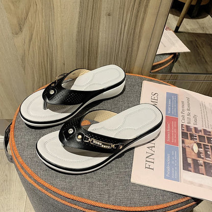 Damen bequeme Zehentrenner-Sandalen mit hochqua- litativem Fußbett und modischem Design Stalluxe