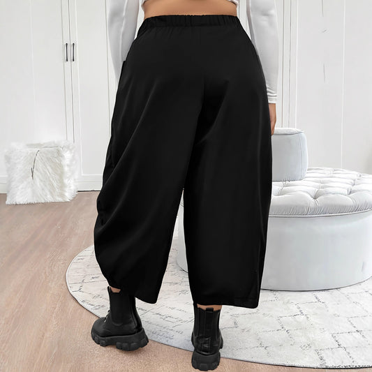 Damen elegante breite Hose Stalluxe