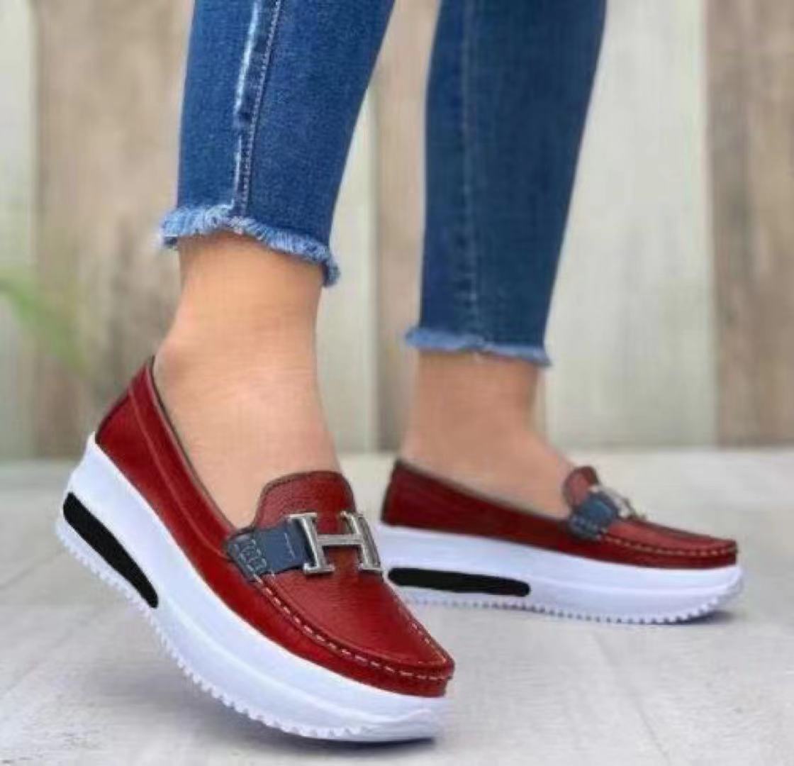Damen Komfortable Slip-On Sneakers Stalluxe