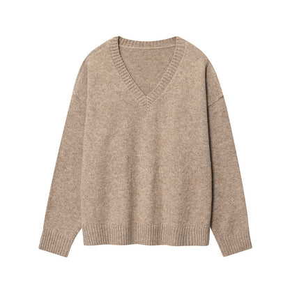 Damen V-Ausschnitt Pullover Stalluxe