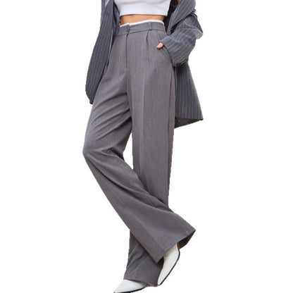 Damen elegante Pluderhose mit hohem Bund und ruhig fließendem Schnitt Stalluxe