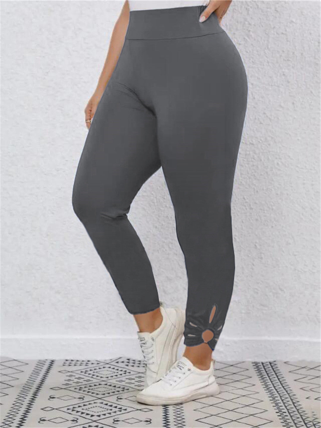 Damen Hochbundige Leggings mit stilvollen Schnittdetails Stalluxe