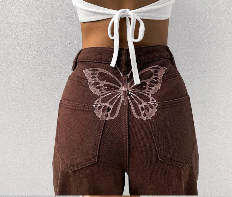 Damen lässige Mom-Jeans Stalluxe