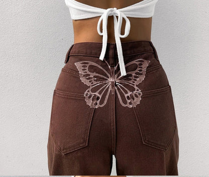 Damen lässige Mom-Jeans Stalluxe