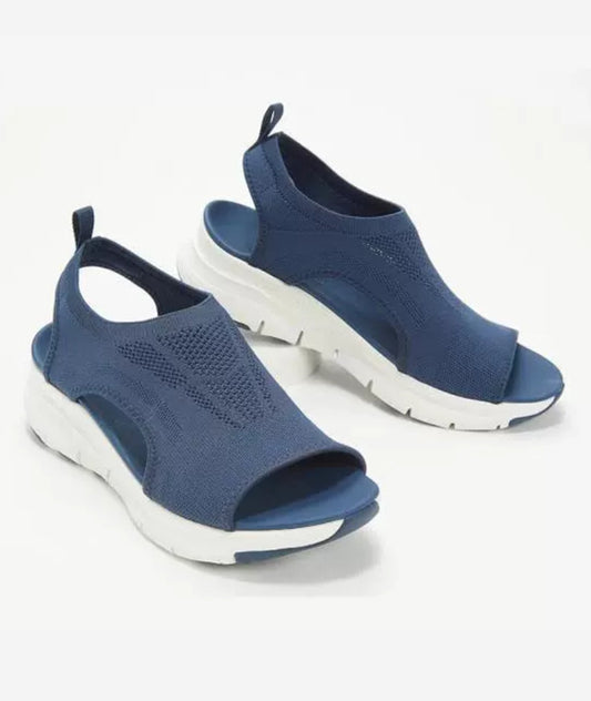 Damen Atmungsaktive Slip-On Sandalen mit ergonomischem Design und rutschfester Sohle Stalluxe