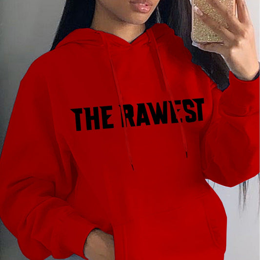 Damen Kapuzenpullover mit inspirierendem Schriftzug Stalluxe