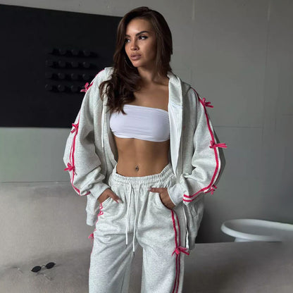 Damen Oversized Kapuzenjacke mit dekorativem Kordelzug Stalluxe Rosa